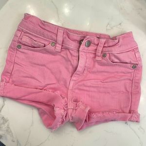 Pink Jean Shorts
